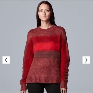 Simply Vera Vera Wang Oversized Striped Sweater